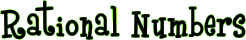 Rational Numbers